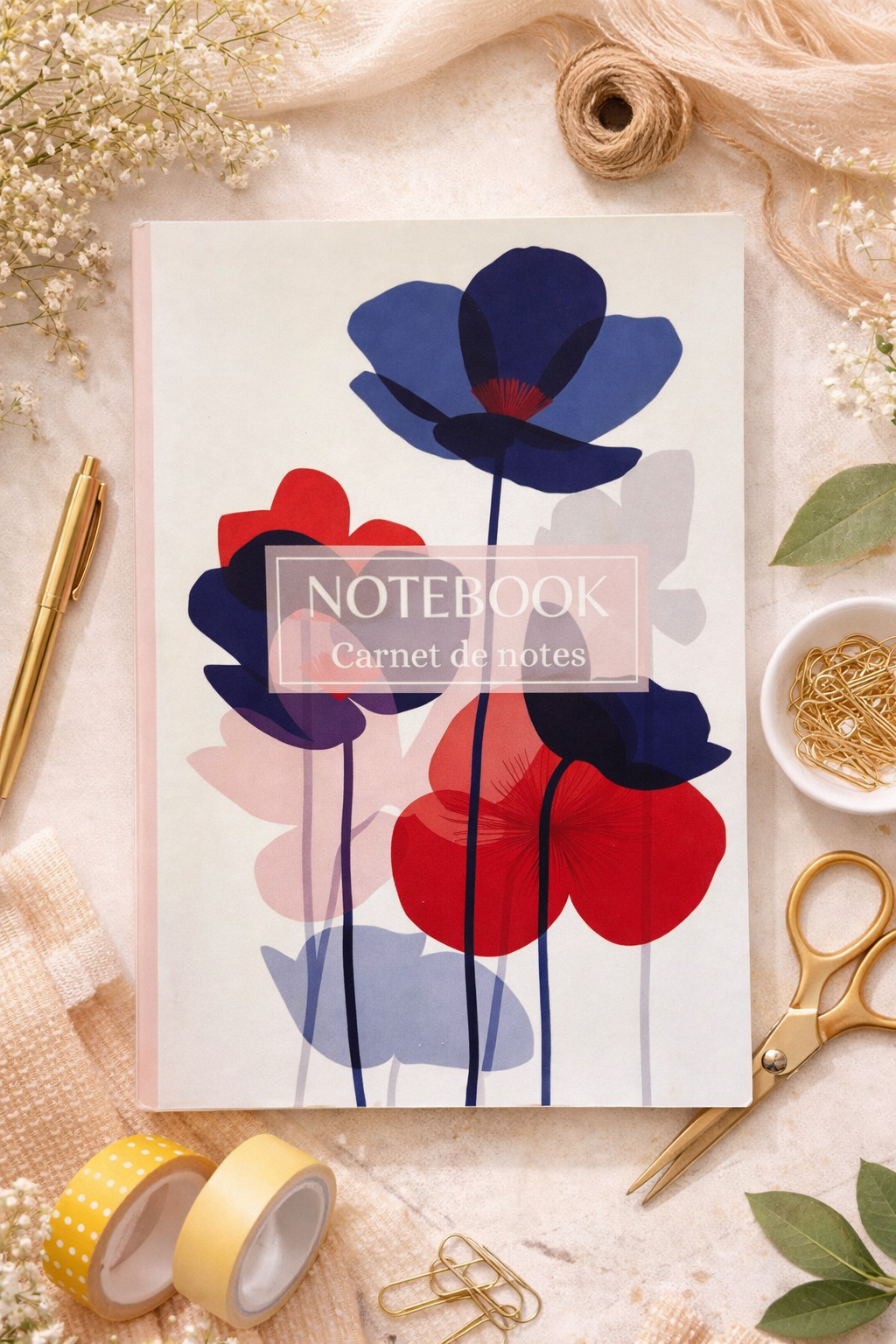 Carnet Bouquet contemporain