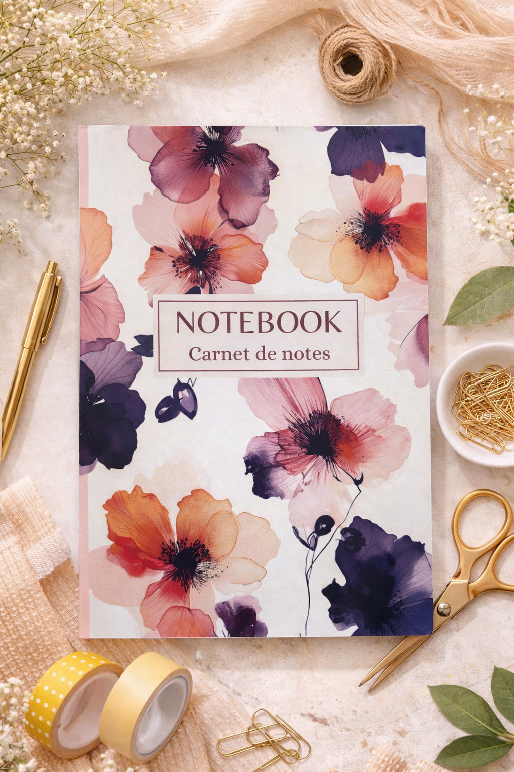 Carnet Poésie florale